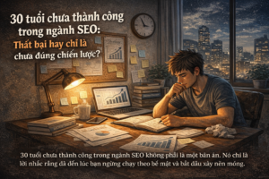 30 tuổi chưa thành công trong ngành SEO: Thất bại hay chỉ là chưa đúng chiến lược?  